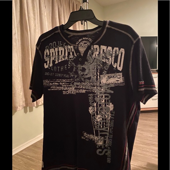 Great shirt only worn a few times. Nice quality biker type of look - Picture 1 of 3